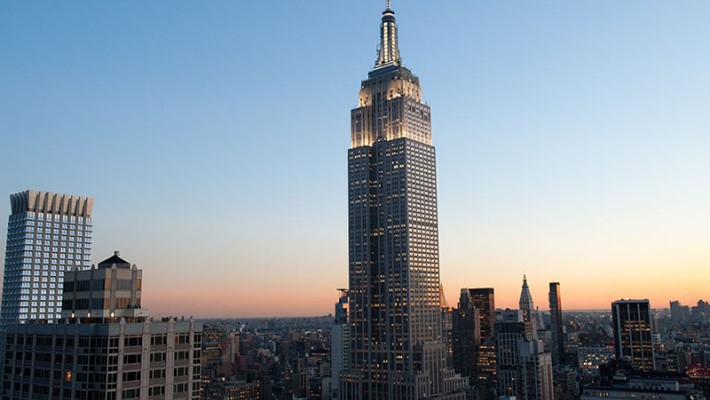 View of empire state building Newyork city