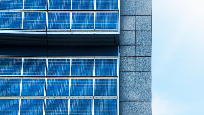 Solar panel used in official building