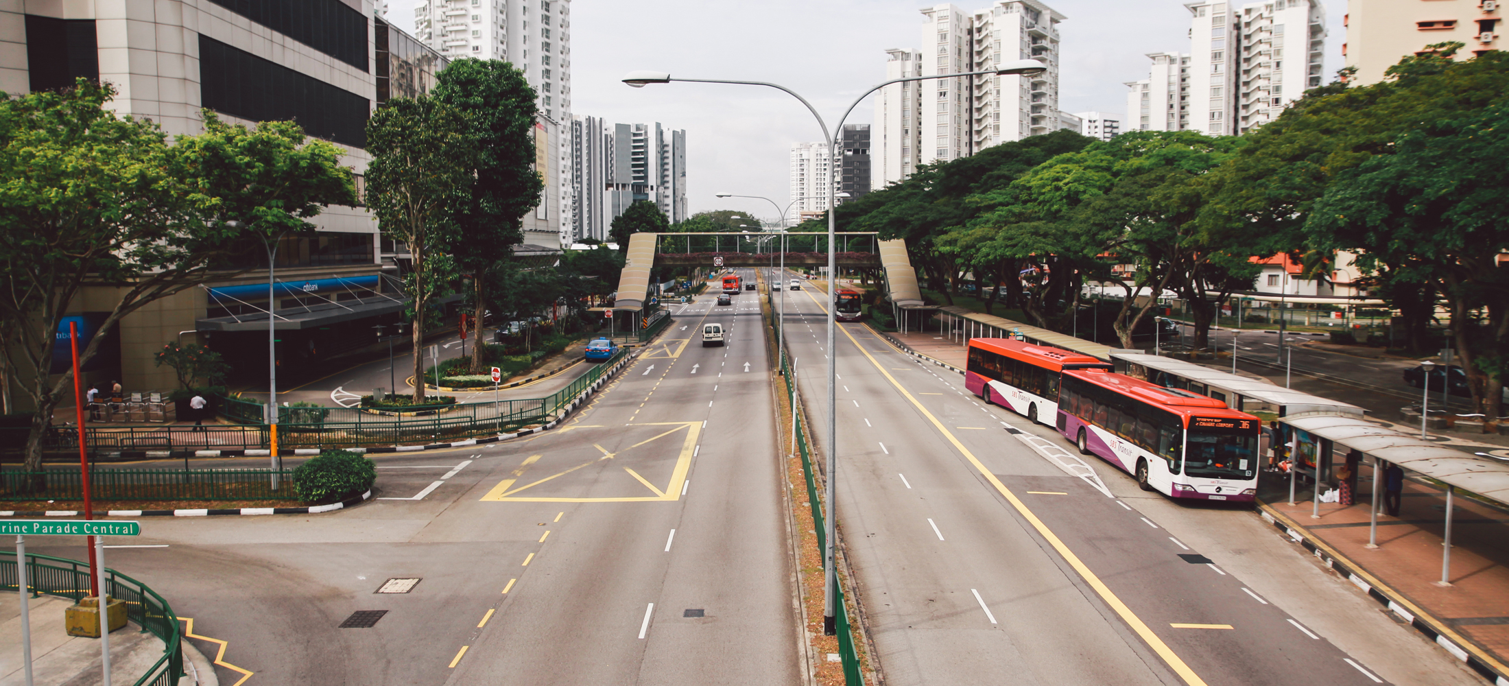 road amidst buildings