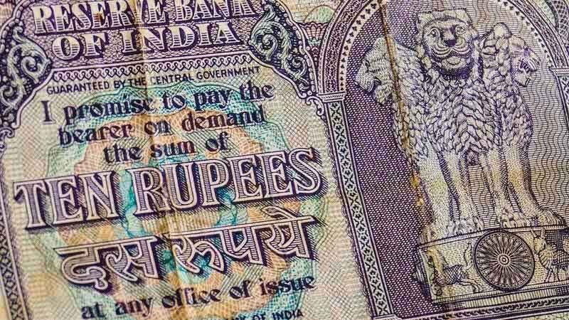 10 rupee note of India