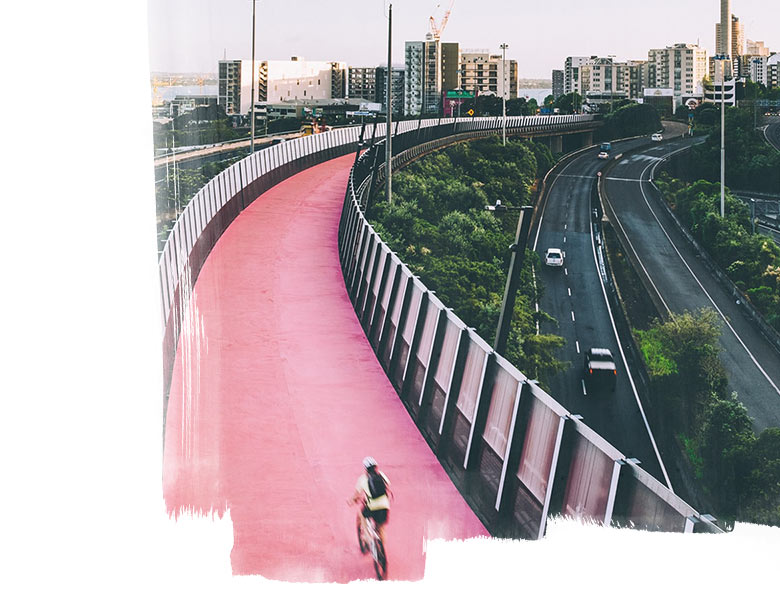 Nelson Street Cycleway in Auckland