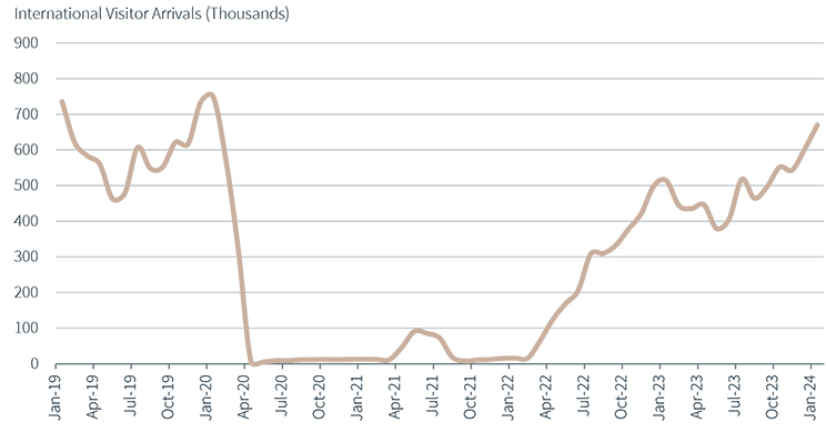 International Visitor Arrivals