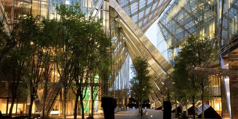 Modern building exterior