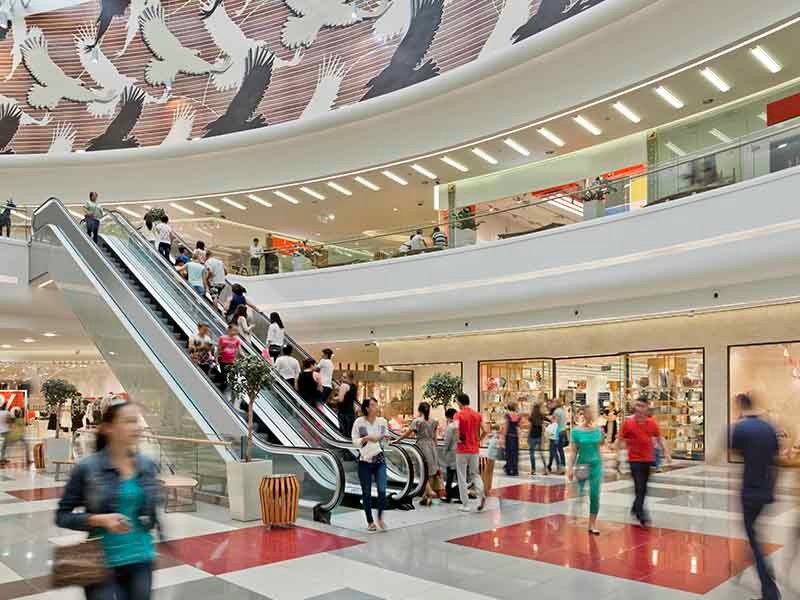 People at shopping mall