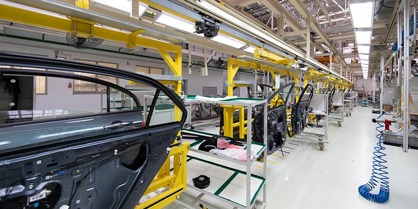 Car manufacturing plant