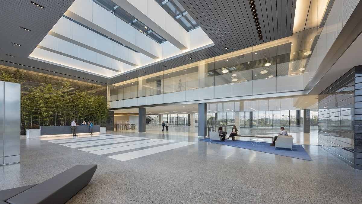 Zurich Insurance office reception area 